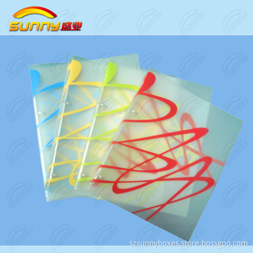 Plastic no ring binder